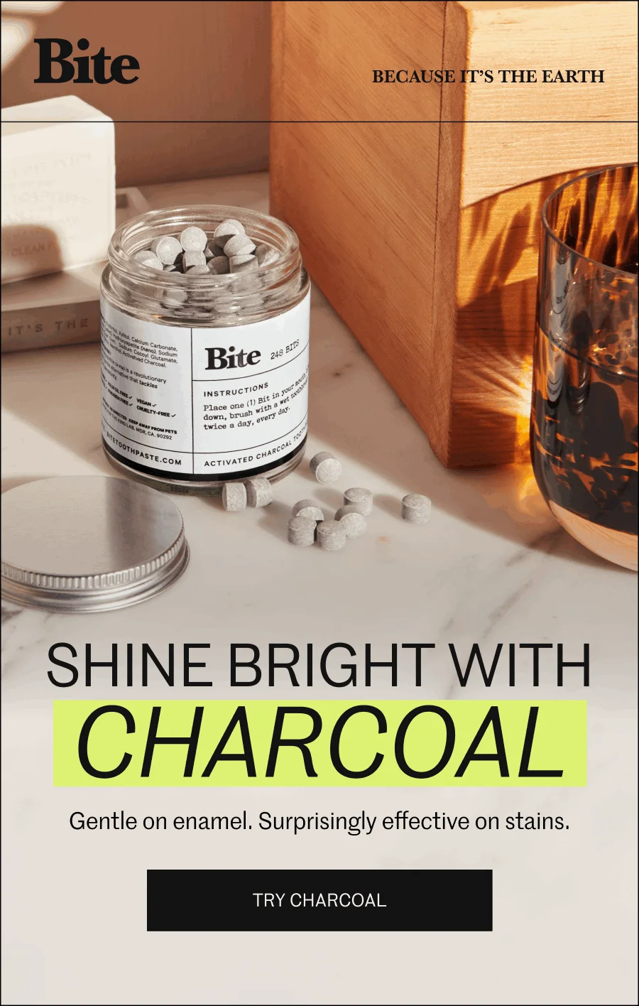 Shine Bright with Charcoal