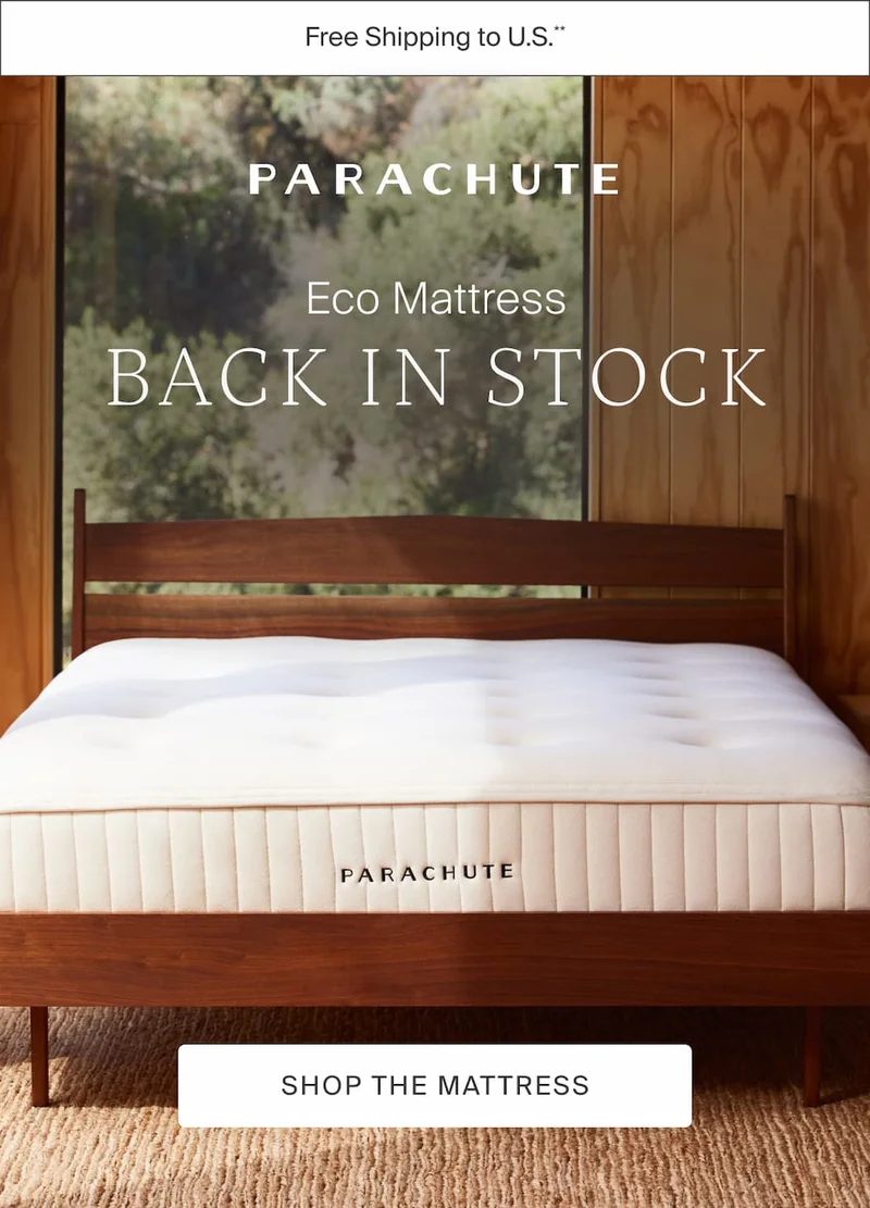 Back in stock! Shop the mattress.