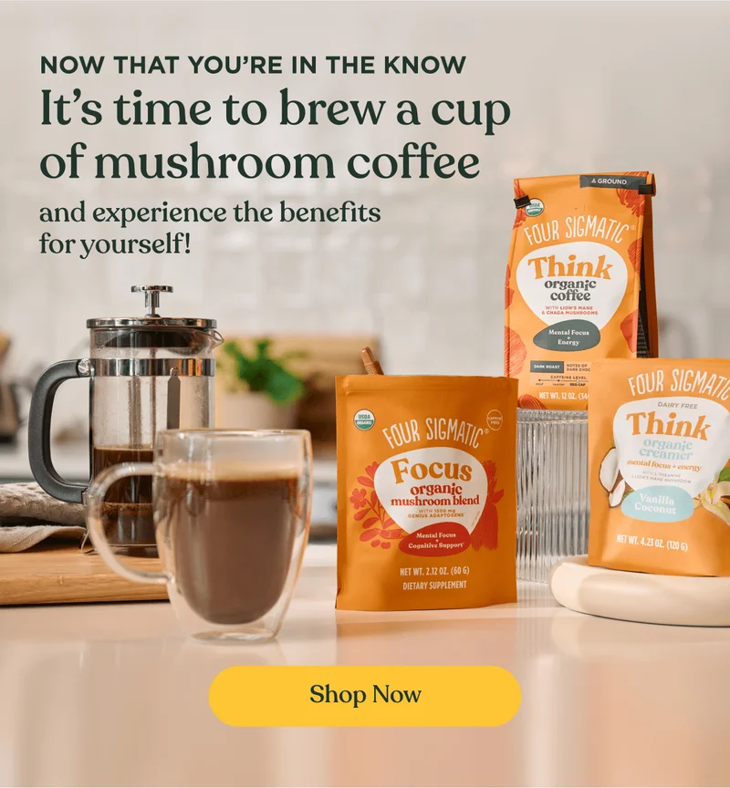 Now that you’re in the know It’s time to brew a cup of mushroom coffee  and experience the benefits for yourself!&nbsp;| Shop now