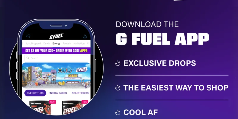 Download the G FUEL App