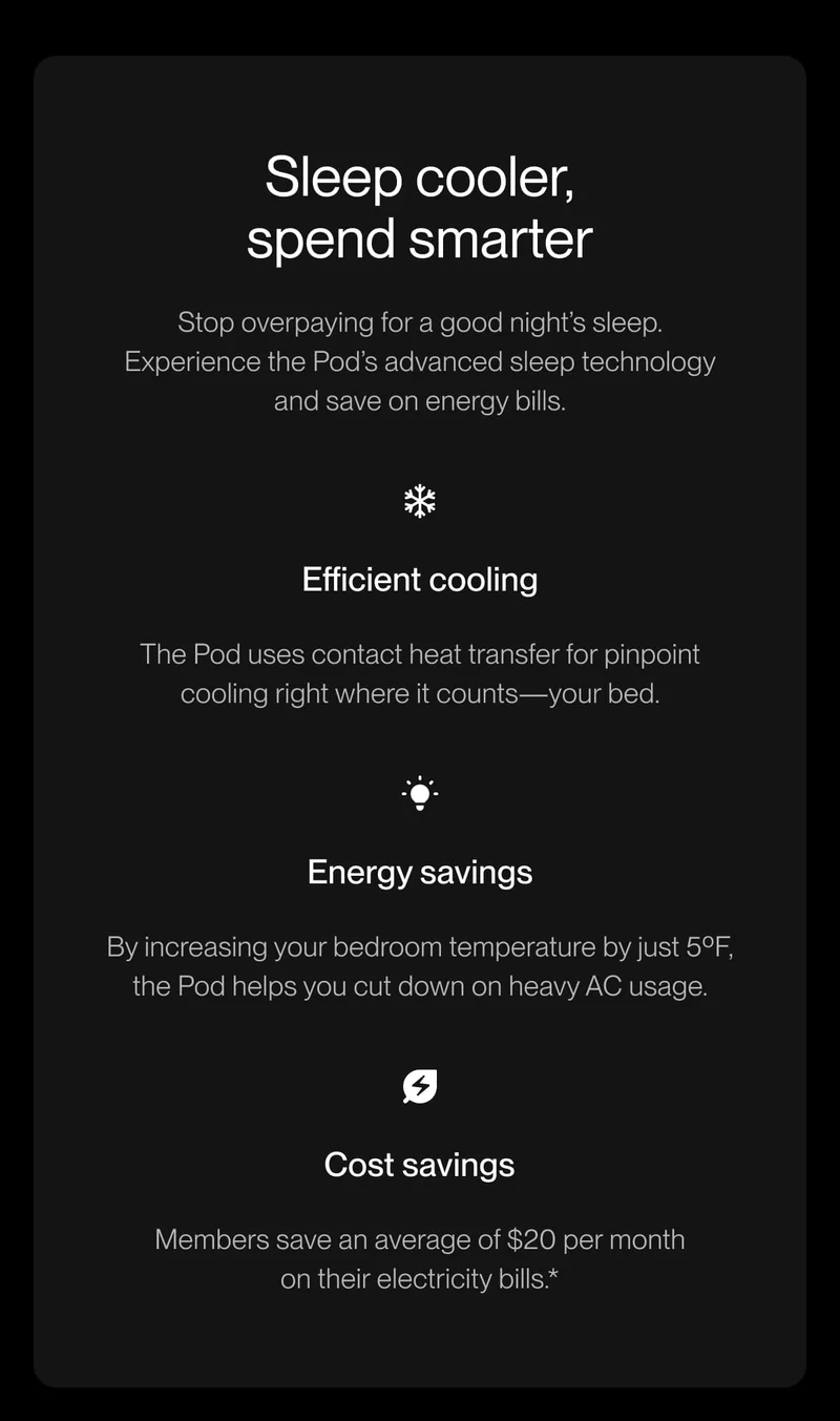 Sleep cooler, spend smarter