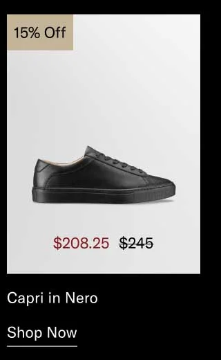 Capri in Nero 15% Off-Shop Now