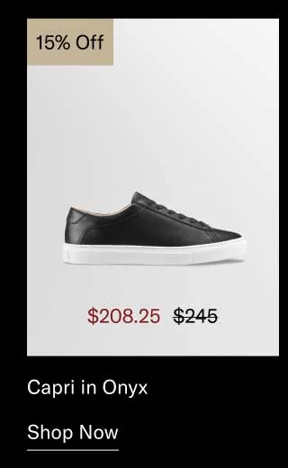Capri in Onyx 15% Off-Shop Now