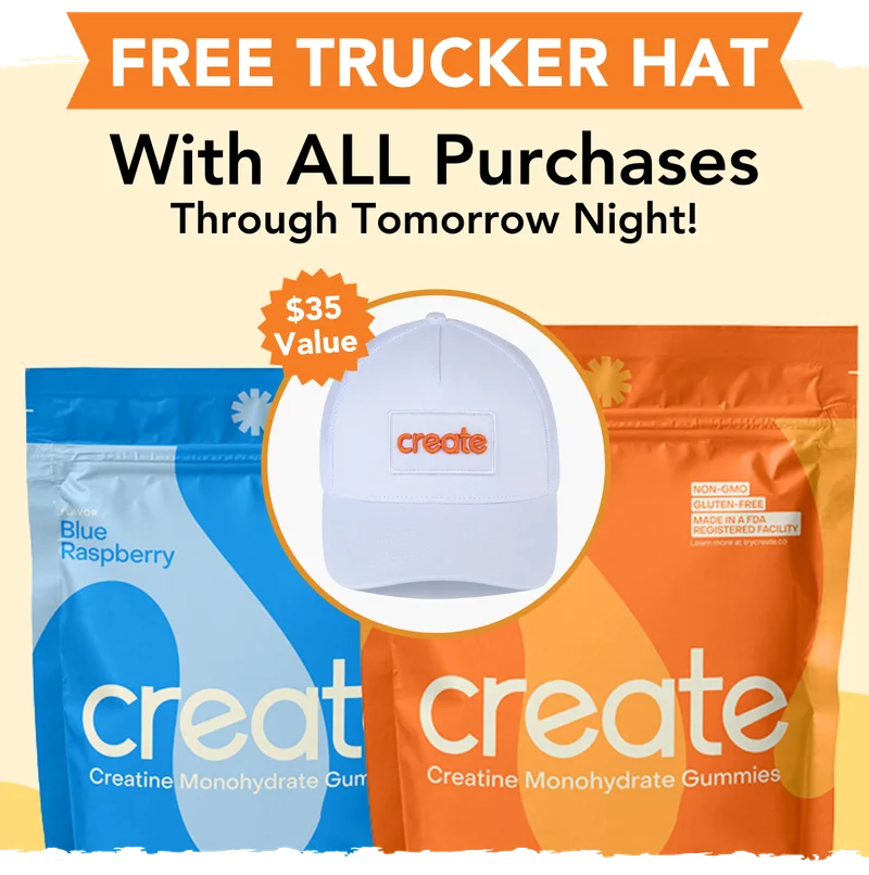 free trucker hat with purchase