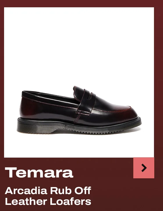 Temara Arcadia Rub Off Leather Loafers