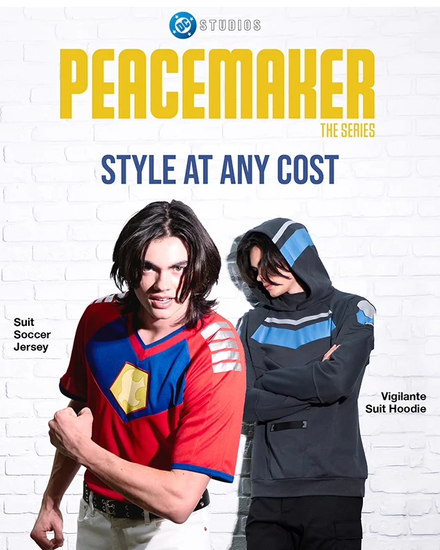 DC Studios Peacemaker. Style at Any Cost. Shop Now