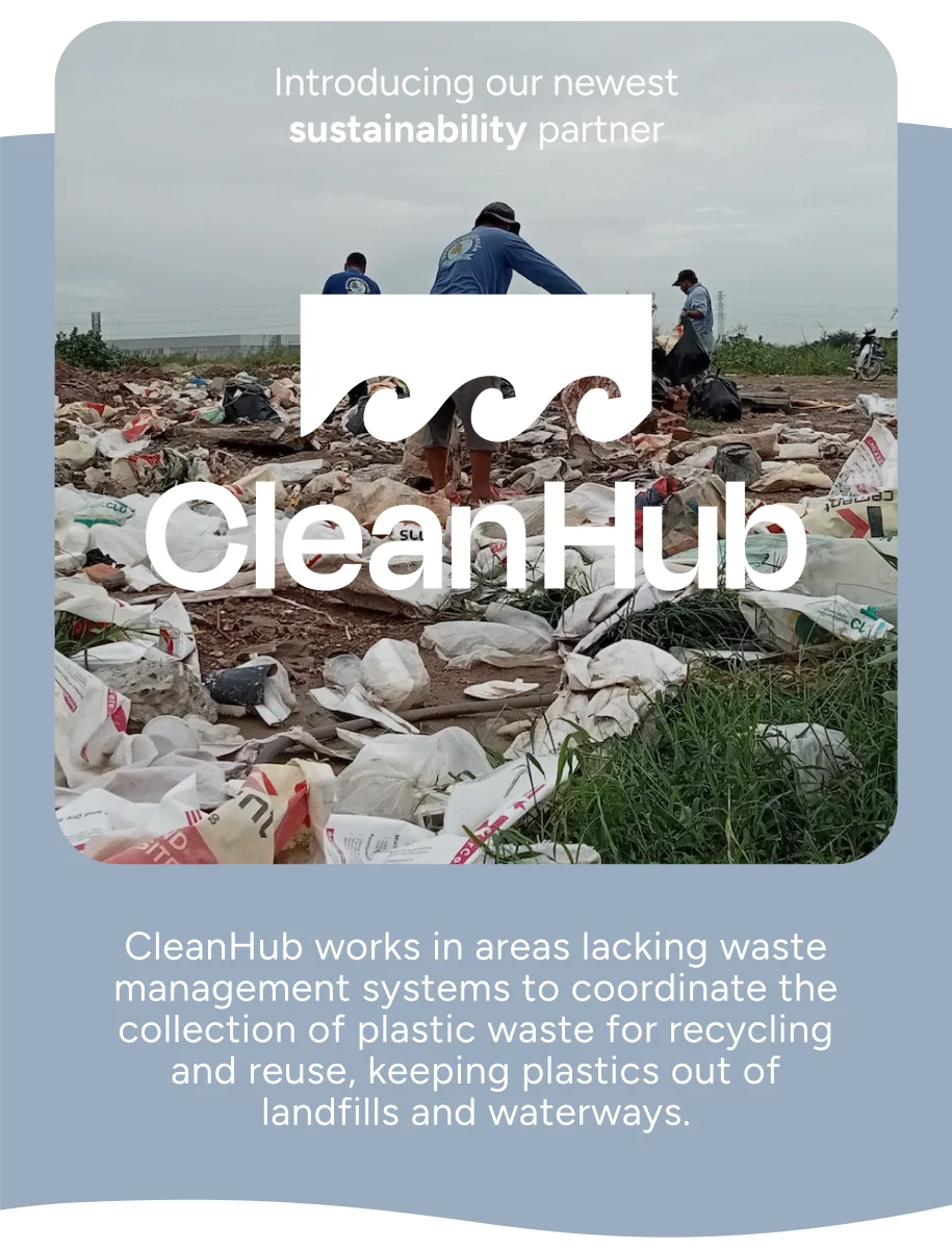 CleanHub: introducing our newest sustainability partner