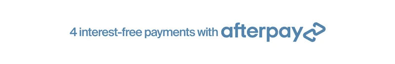 4 interest-free payments with Afterpay