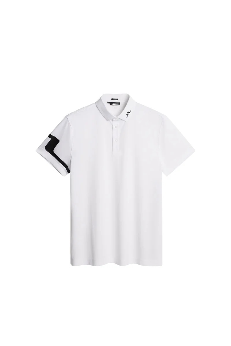Image of Heath Regular Fit Golf Polo / White