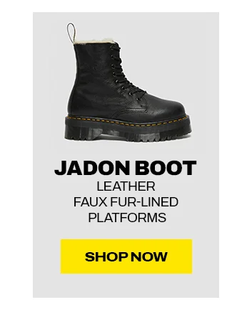 JADON BOOT LEATHER FAUX FUR LINED PLATFORMS
