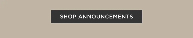 Shop Announcements