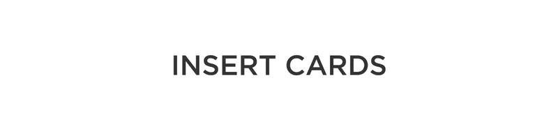 Insert Cards