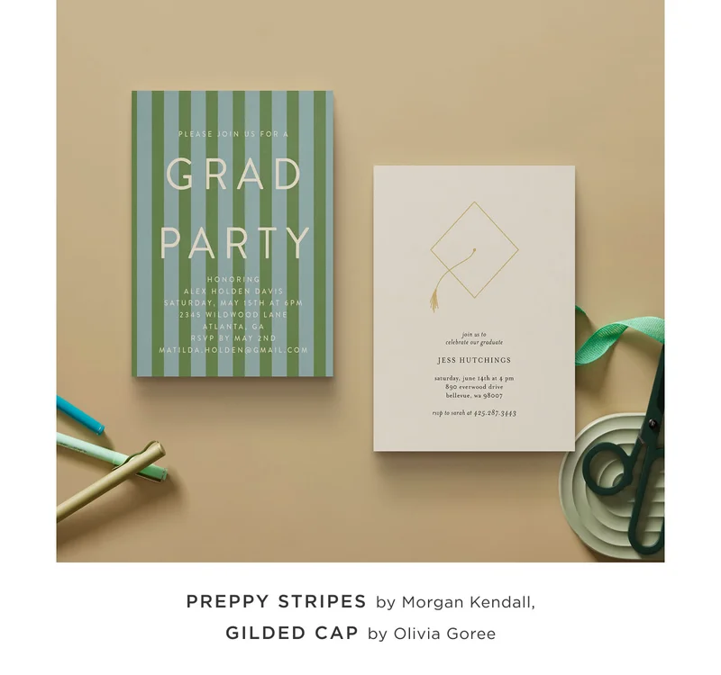 Preppy Stripes, Gilded Cap