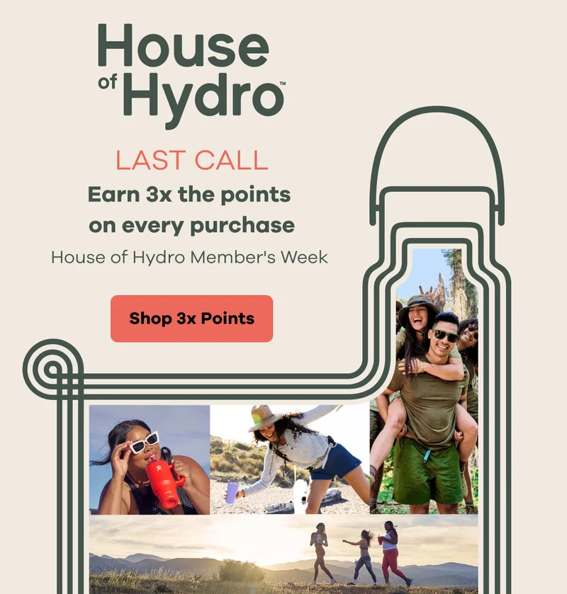 House of Hydro - This Week Only Members earn 3x points | Get Started