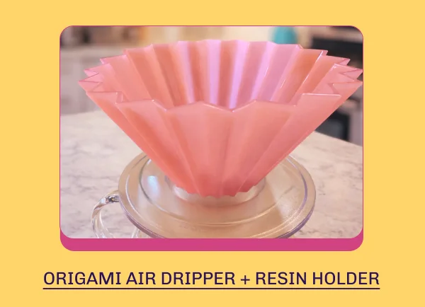 Origami Air Dripper and Resign Holder