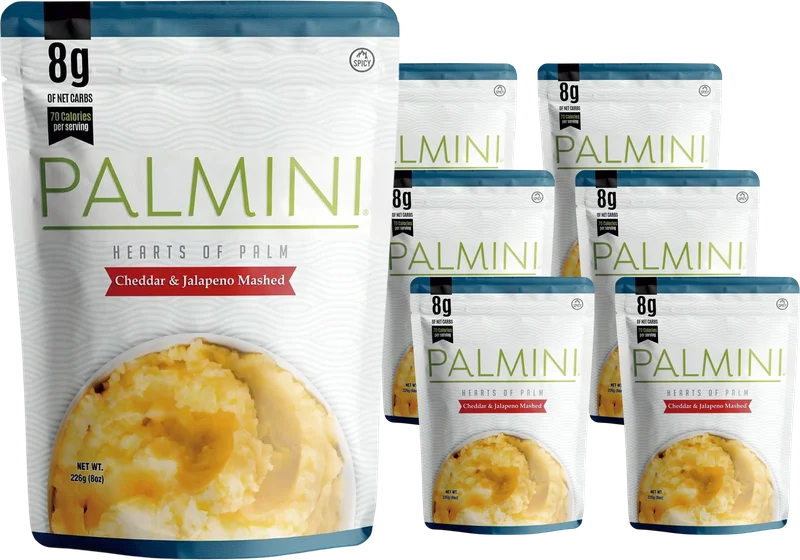 Image of Palmini Cheddar & Jalapeno Mashed Pouch (6 Pack)