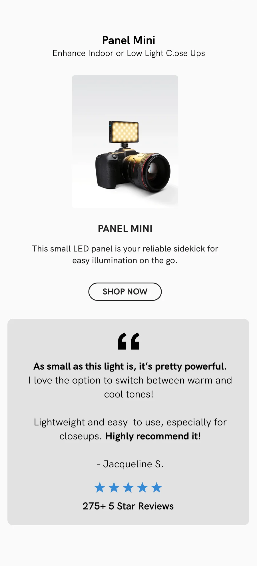 Panel Mini