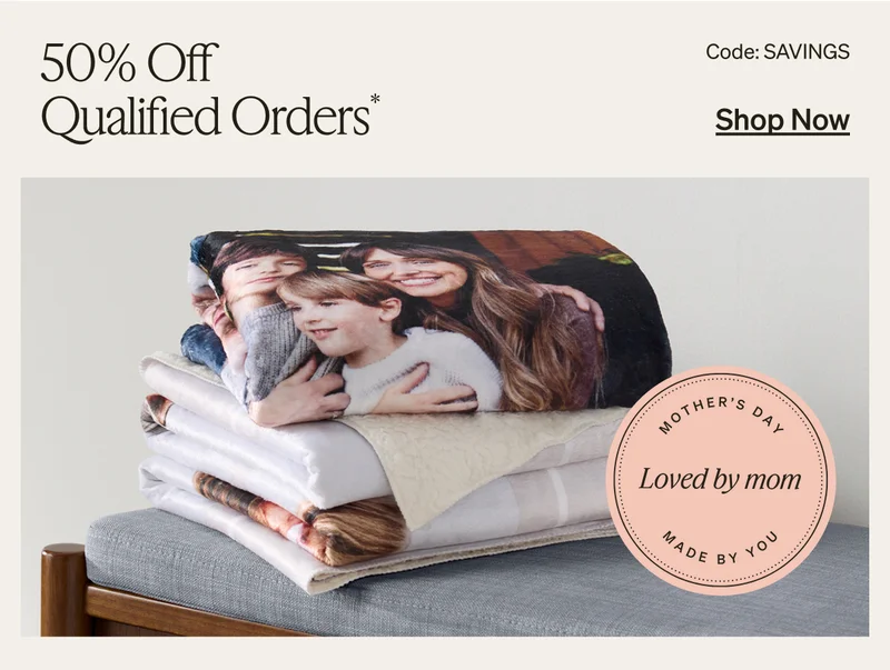 50% Off Qualified Orders
