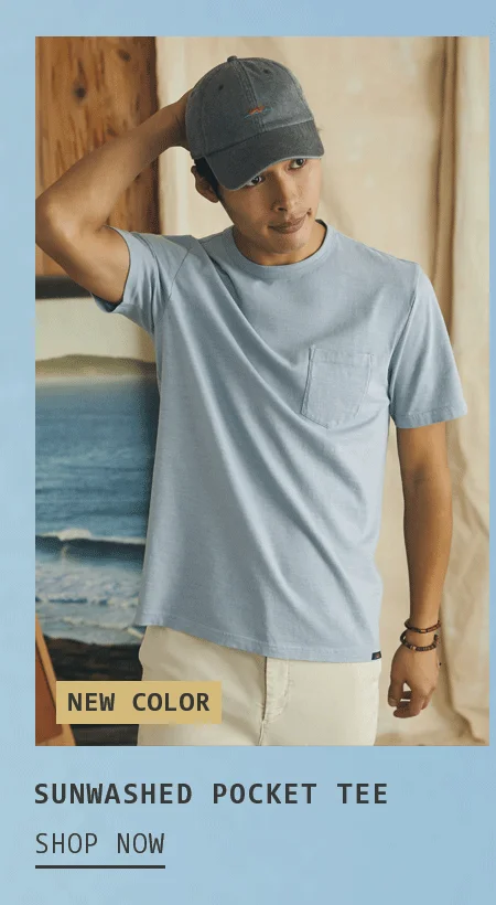 Sunwashed Pocket Tee
