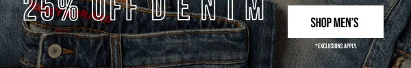 25% off denim Shop Men's