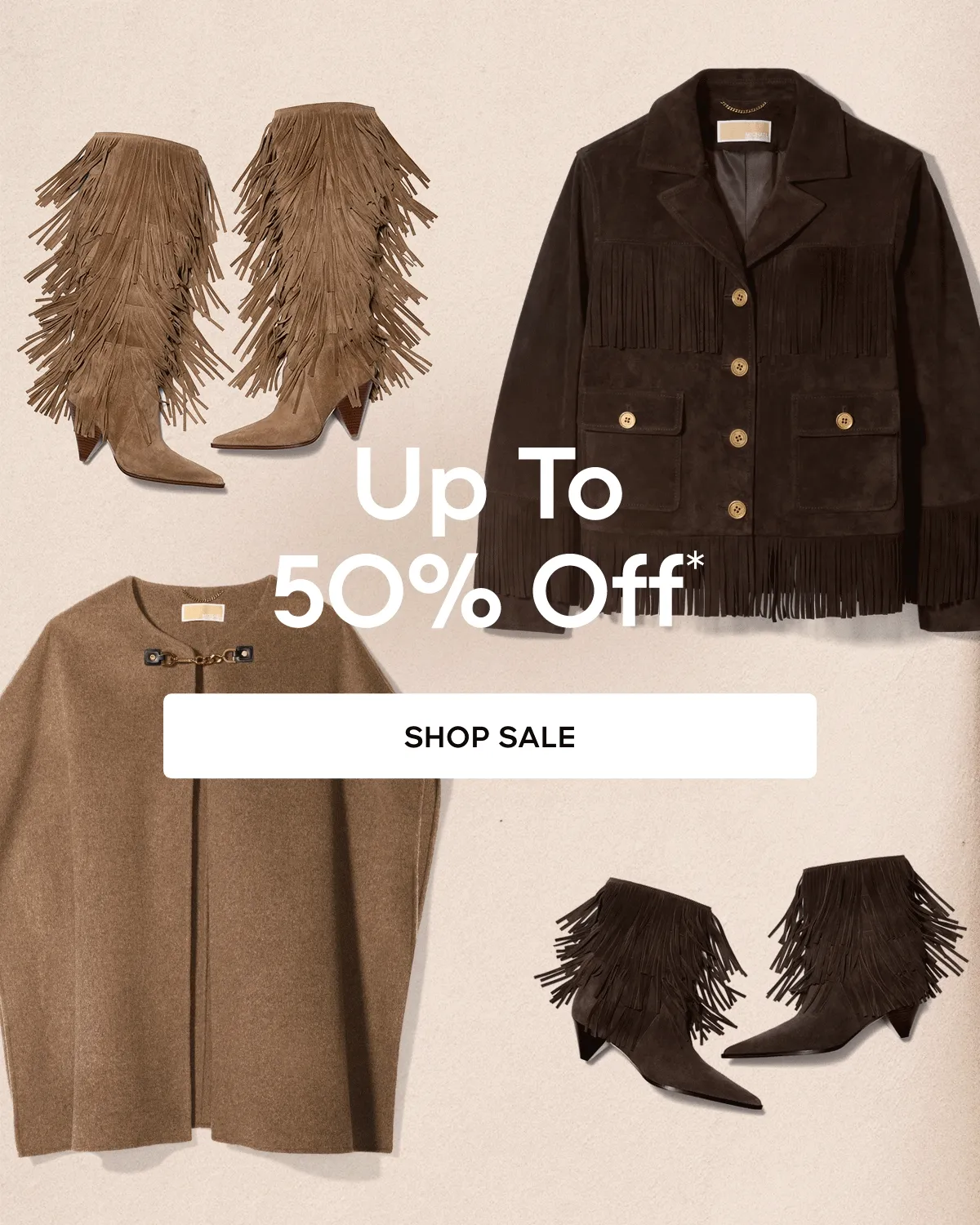 Up To 50% Off* SHOP SALE