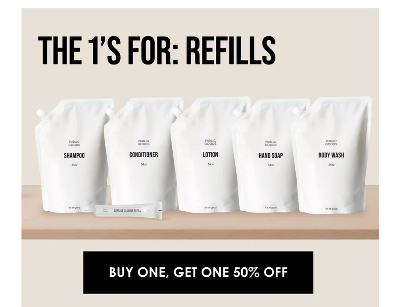 The 1’s For: Refills