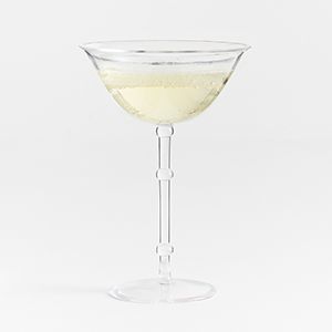 Mimms Acrylic Coupe Glass by Jake Arnold