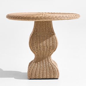 Felix Wicker Outdoor Side Table by Jake Arnold