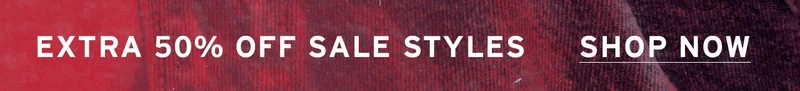 EXTRA 50% OFF SALE