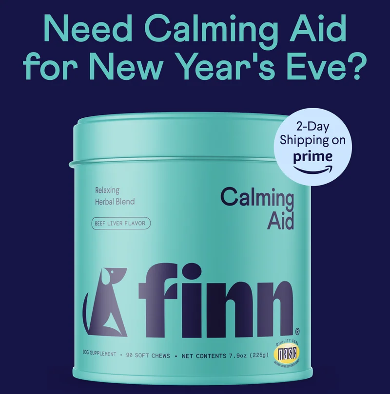 Need Calming Aid for New Year's Eve? Get it with Amazon Prime 2-Day Shipping!