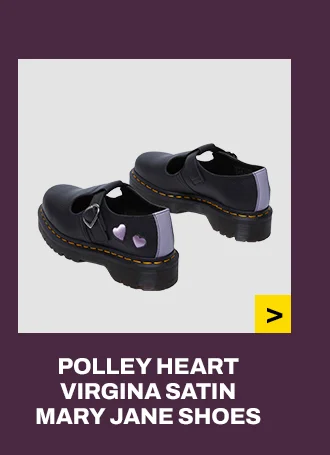 Polley Heart Virgina Satin Mary Jane Shoes
