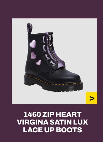 1460 Zip Heart Virgina Satin Lux Lace Up Boots