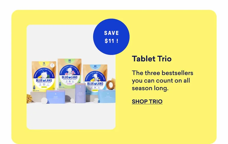 Save $11 on our Tablet Trio!