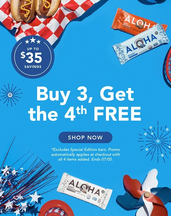 Buy 3, Get the 4th FREE