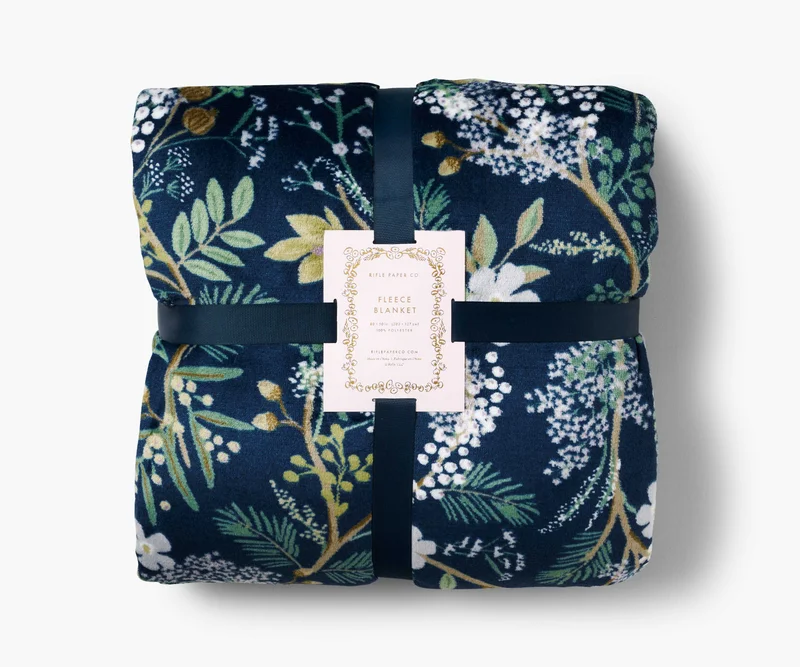 Image of Fleece Blanket - Juniper Forest