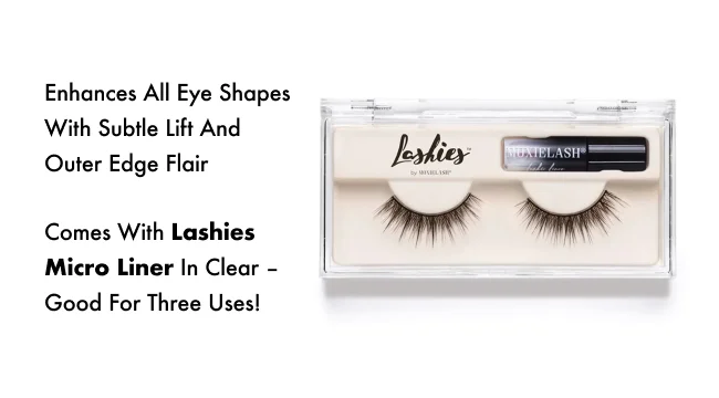 Enhances all eye shapes with subtle lift and outer edge flair