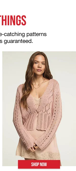 Shop Pointelle Cropped Cardigan