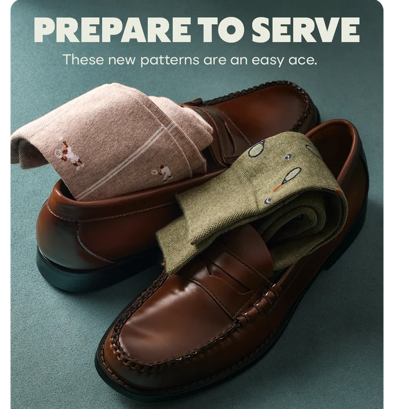 PREPARE TO SERVE | These new patterns are an easy ace.