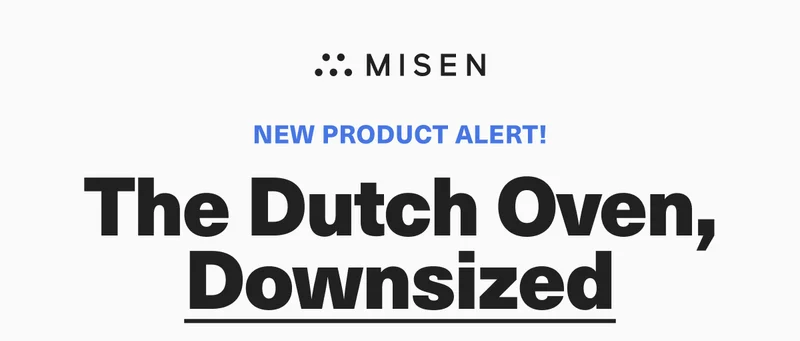 New Product Alert! The Dutch Oven, Downsized
