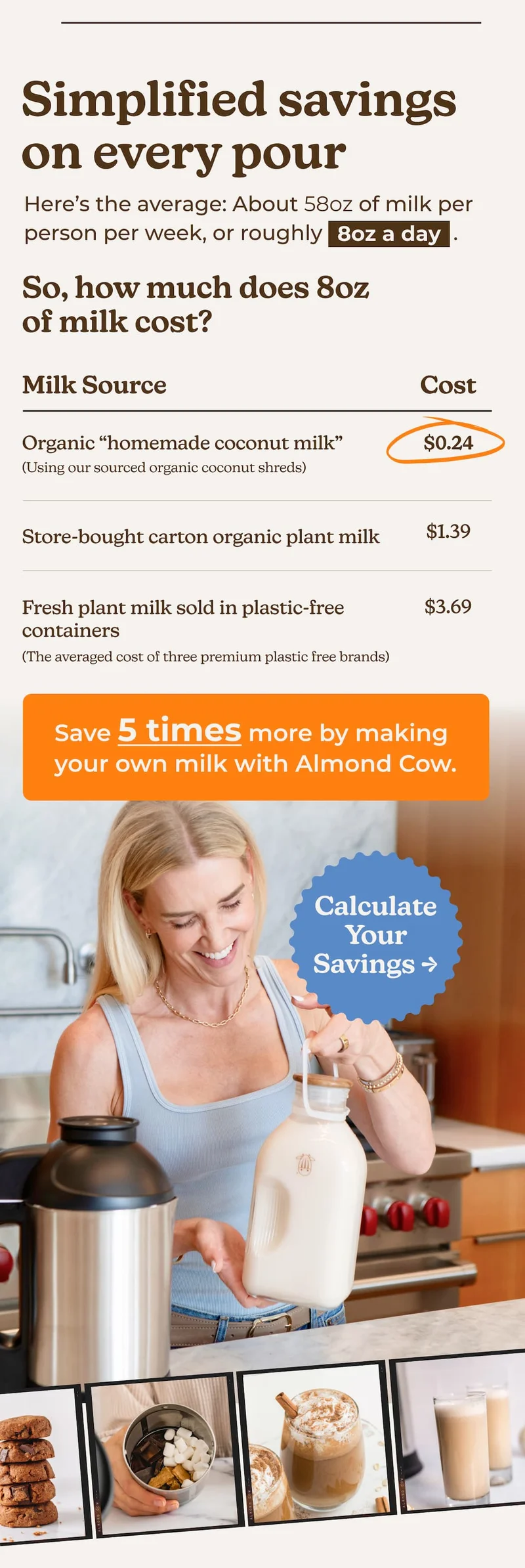 Simplified savings on every pour