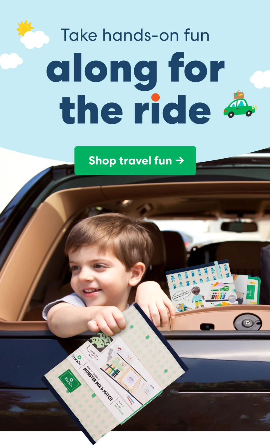 Take hands-on fun along for the ride| Shop travel fun -