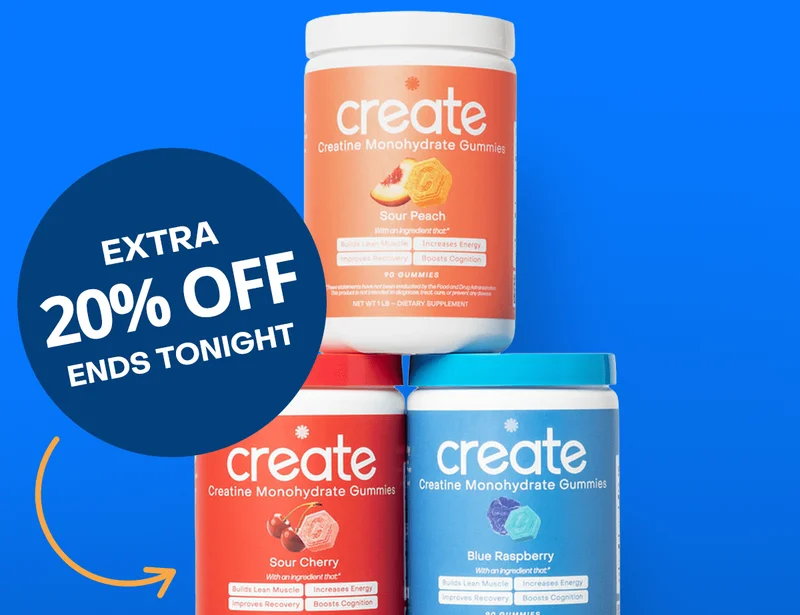 Extra 20% off ends tonight.