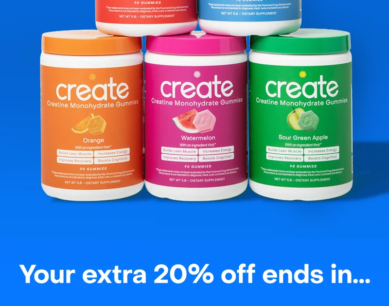 Your extra 20% off ends in...