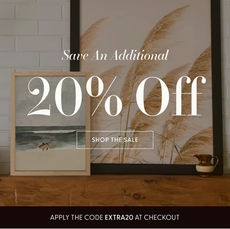 save 20% off