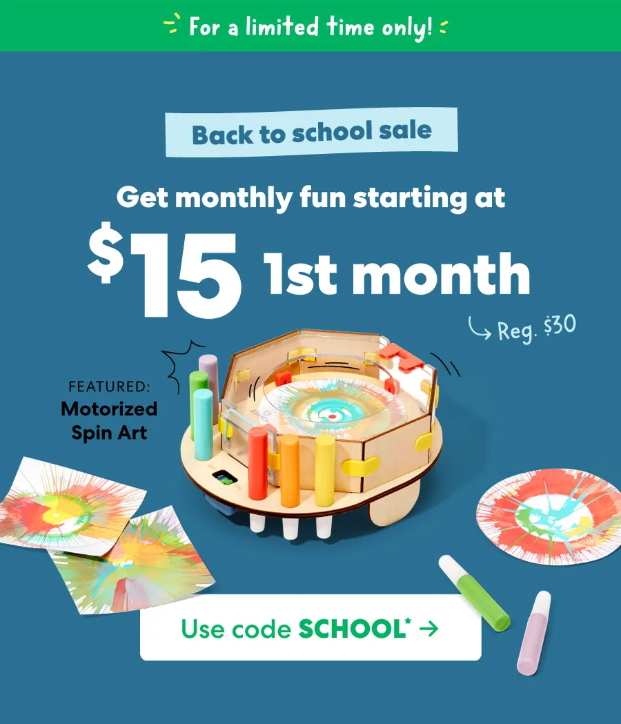 Use code SCHOOL ->
