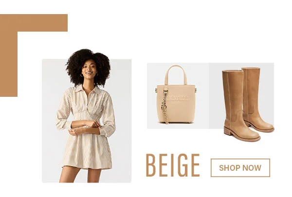 Beige - Aira Dress, Riggy, Riggs
