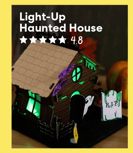 Light-Up Haunted House