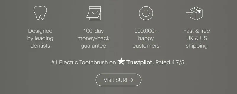 #1 Electric toothbrush on Trustpilot rated 4.7/5