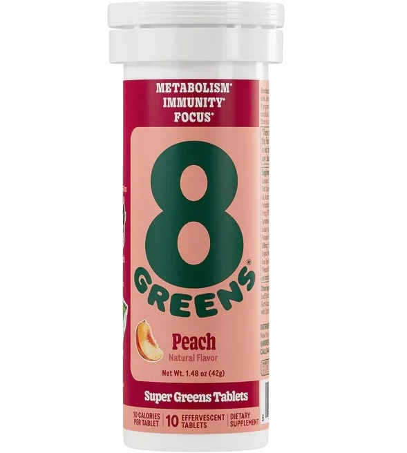 Image of 8greens Greens Peach Tea Superfoods