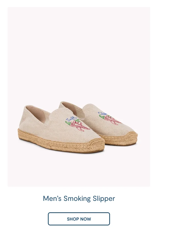 Men's Smoking Slipper